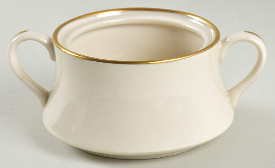 Gorham Gold (Rim) Sugar Bowl No Lid by Gorham-1