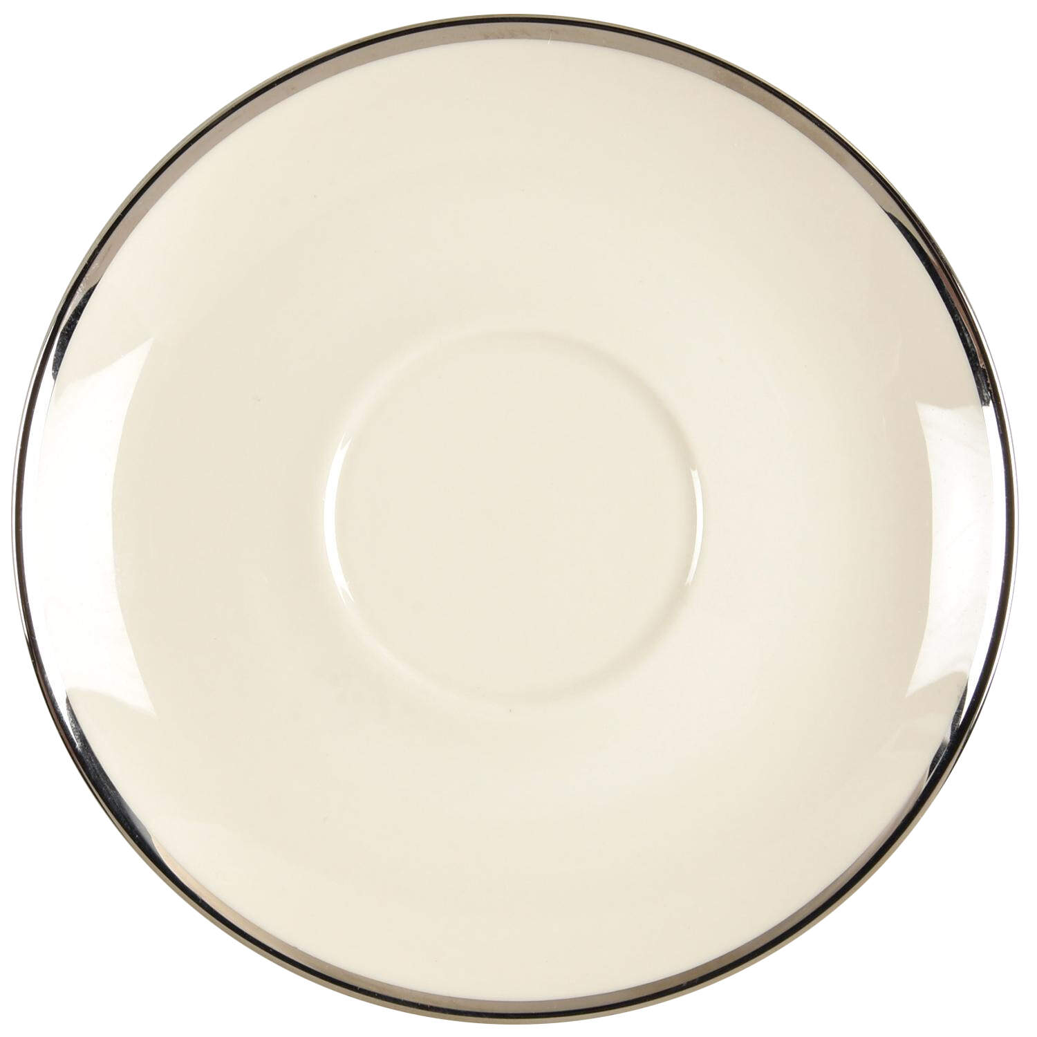 Gorham Platinum (Rim) Saucer by Gorham-1
