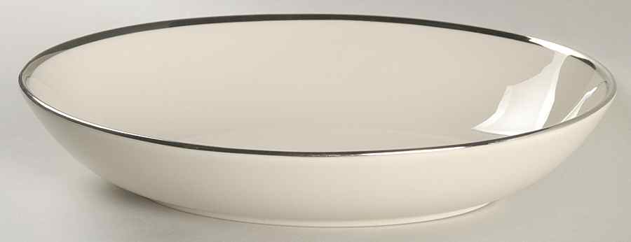 Gorham Platinum (Rim) 9" Oval Vegetable Bowl by Gorham-1