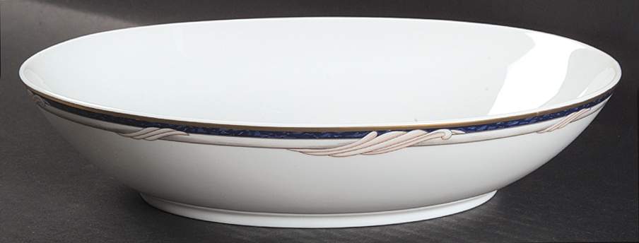 Golden Swirl 10" Oval Vegetable Bowl by Gorham-1