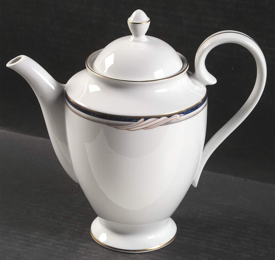 Golden Swirl Coffee Pot & Lid by Gorham-1