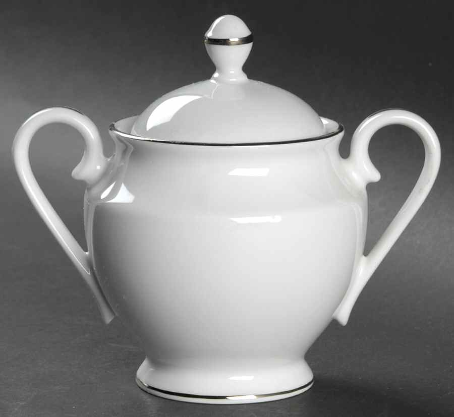 Hallmark Platinum Sugar Bowl & Lid by Gorham-1