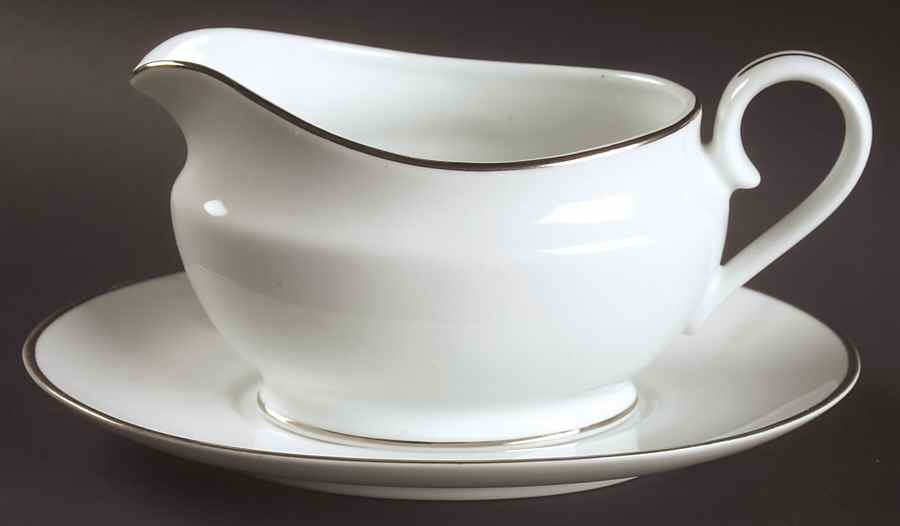 Hallmark Platinum Gravy Boat & Underplate by Gorham-1
