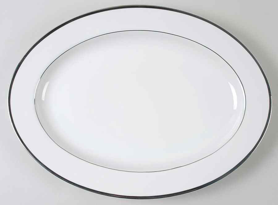 Hallmark Platinum 14" Oval Serving Platter by Gorham-1
