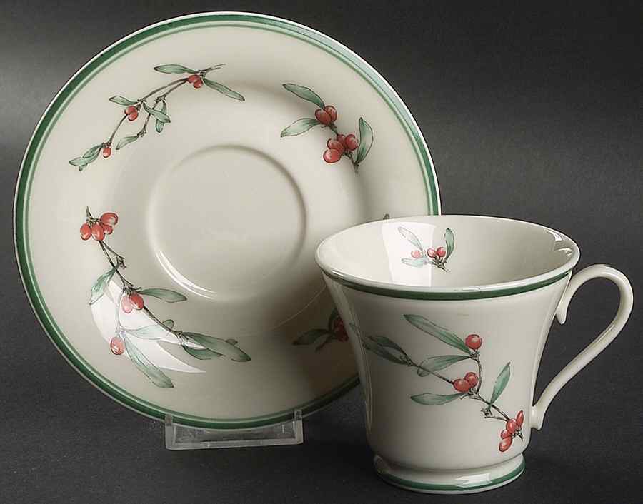 Homecoming Footed Cup & Saucer Set by Gorham-1