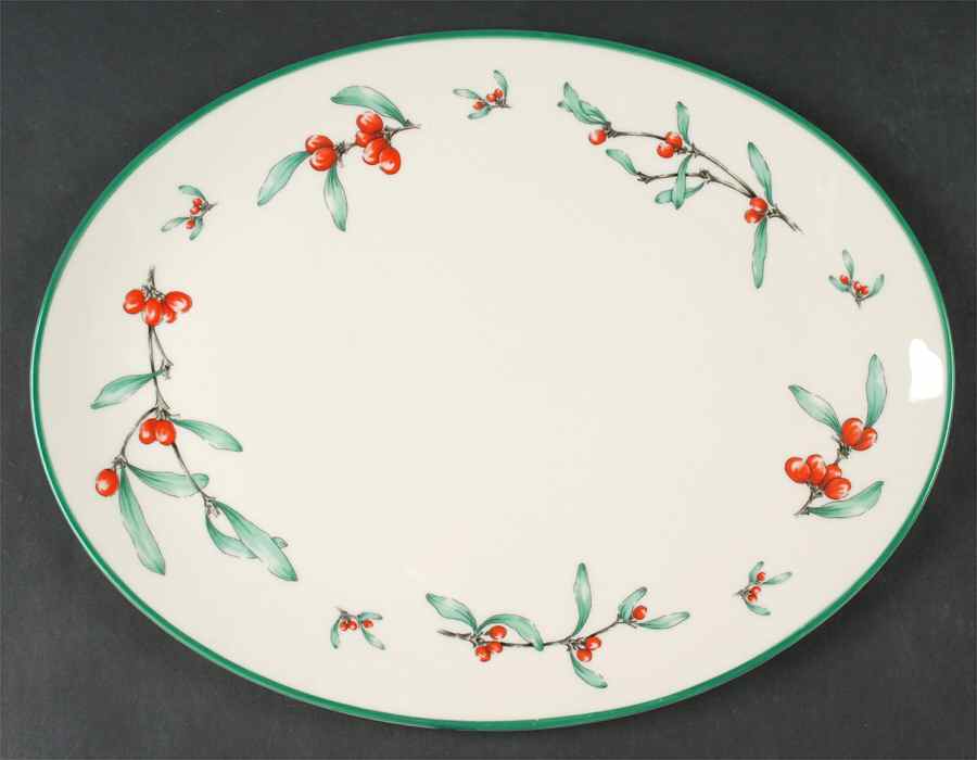Homecoming 13" Oval Serving Platter by Gorham-1
