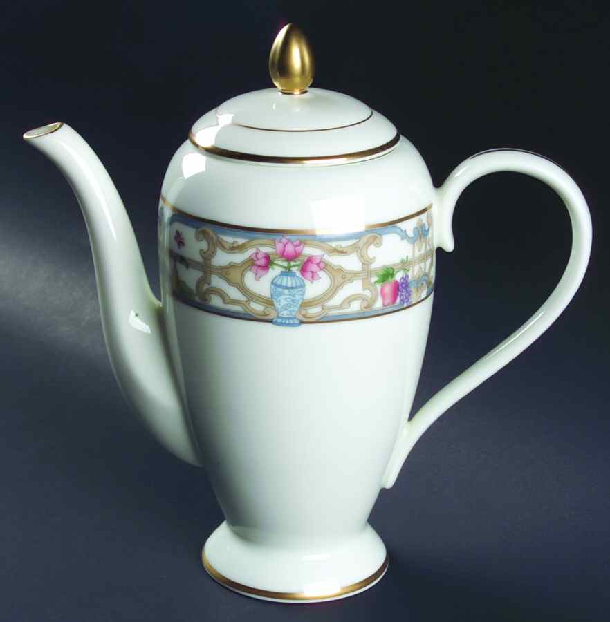 Jardiniere Coffee Pot & Lid by Gorham-1