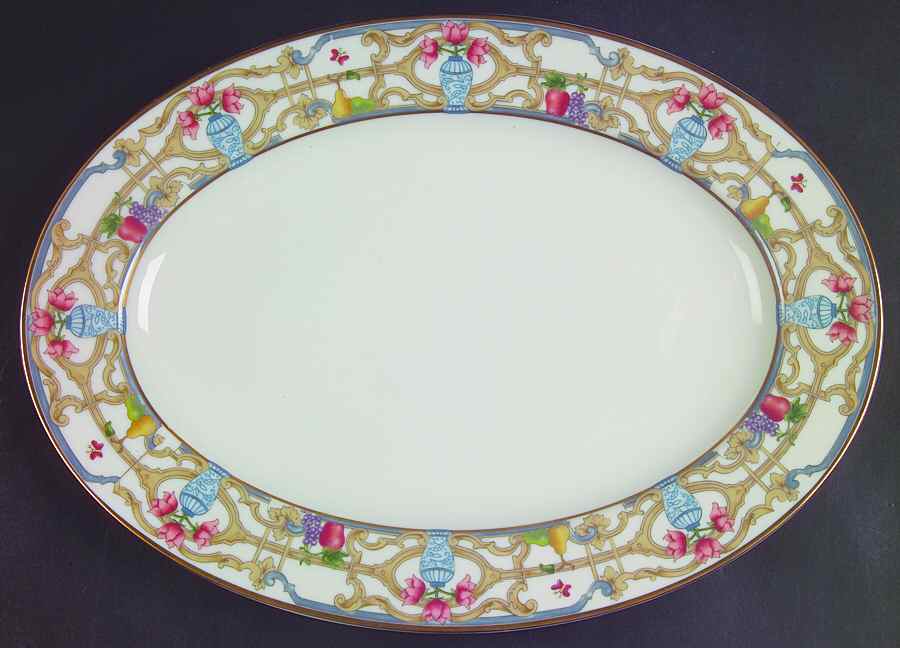Jardiniere 14" Oval Serving Platter by Gorham-1