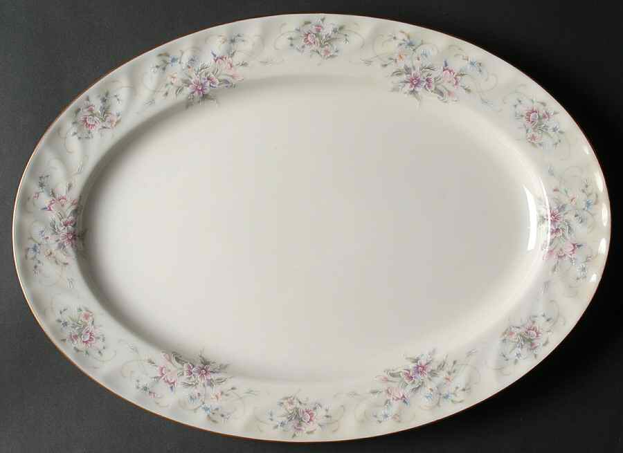 Jolie 14" Oval Serving Platter by Gorham-1