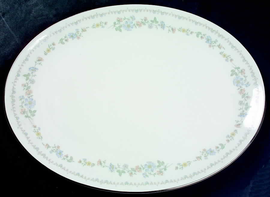 Juliana 14" Oval Serving Platter by Gorham-1