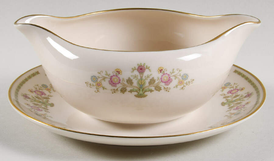 King Edward Gravy Boat with Attached Underplate by Gorham-1