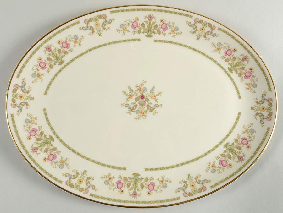 King Edward 14" Oval Serving Platter by Gorham-1