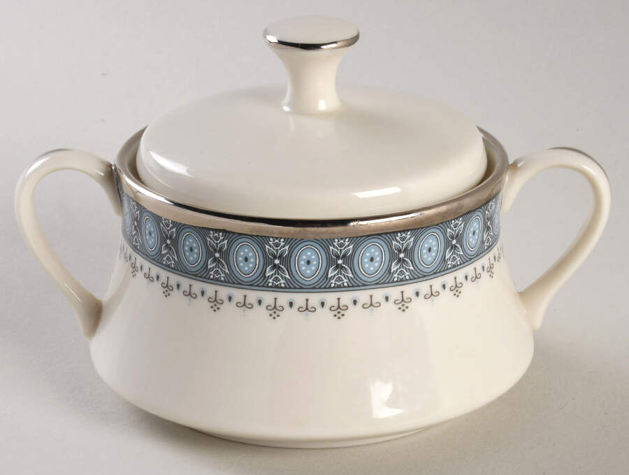 Kingsbury Sugar Bowl & Lid by Gorham-1