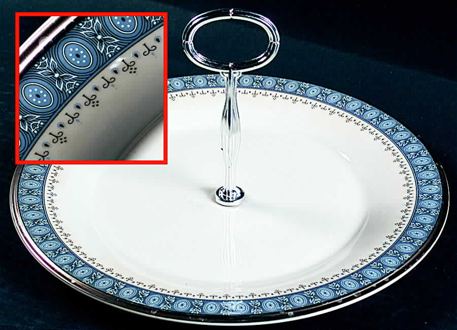 Kingsbury Round Serving Plate with Center Handle (Dp) Hc by Gorham-1
