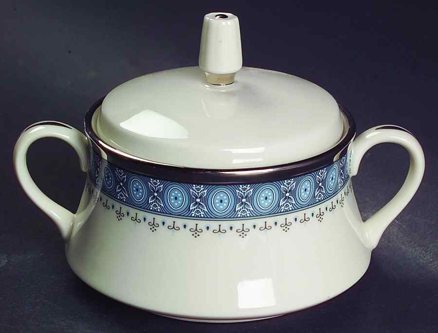 Kingsbury Sugar Bowl & Lid by Gorham-1