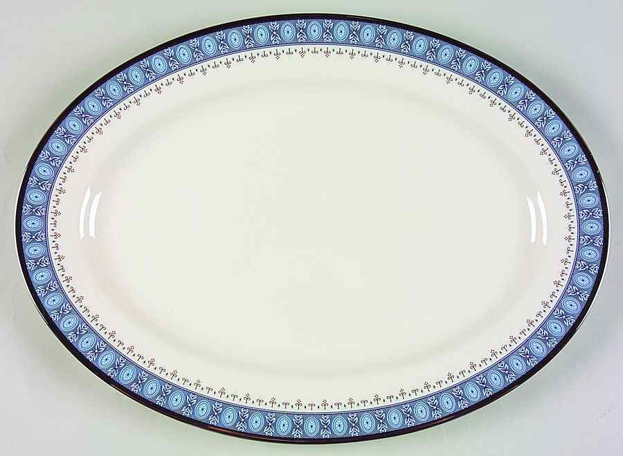 Kingsbury 14" Oval Serving Platter by Gorham-1