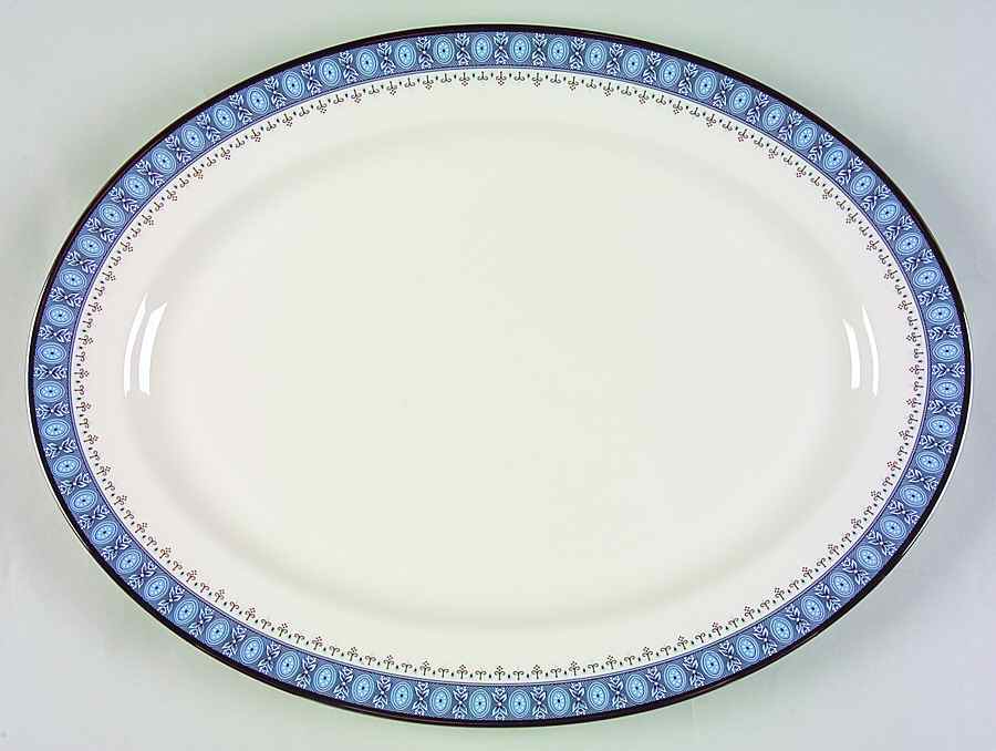 Kingsbury 16" Oval Serving Platter by Gorham-1