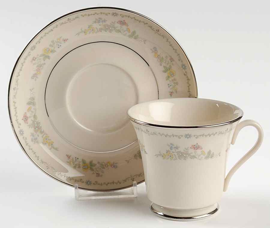 Lady Madison Footed Cup & Saucer Set by Gorham-1