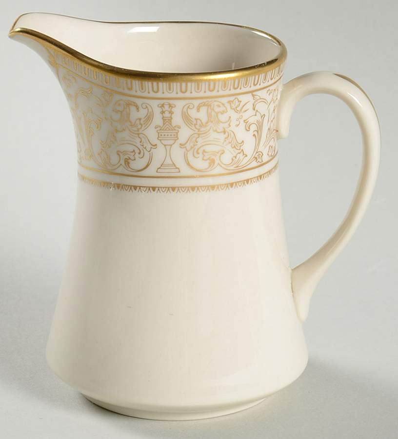 Lorenzo De Medici (Ivory with Gold) Creamer by Gorham-1