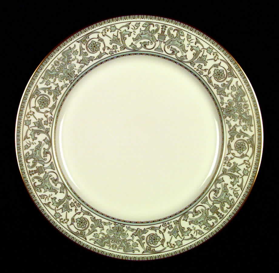 Lorenzo de Medici (Green-Blue with Gold) Dinner Plate by Gorham-1