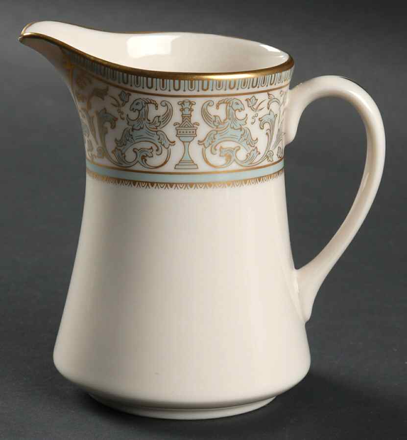 Lorenzo de Medici (Green-Blue with Gold) Creamer by Gorham-1