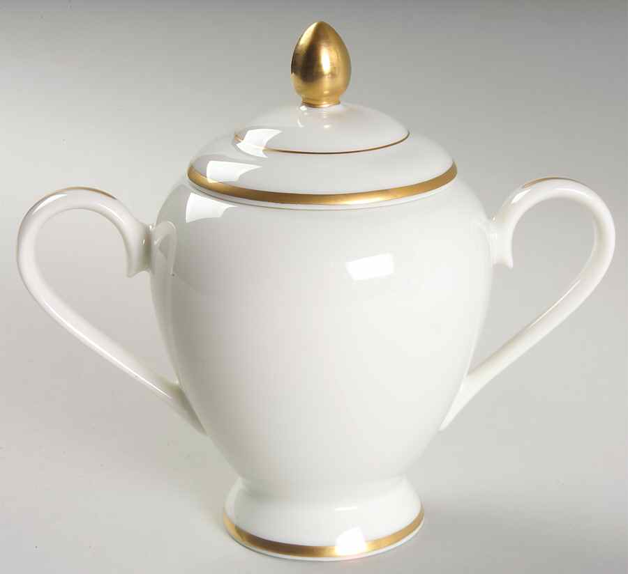 Masterpiece Gold Sugar Bowl & Lid by Gorham-1