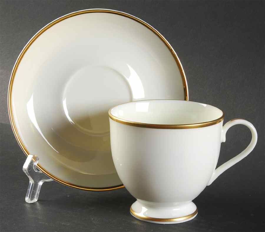 Masterpiece Gold Footed Cup & Saucer Set by Gorham-1