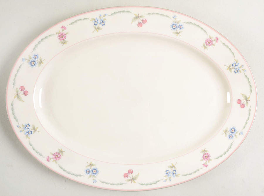 May Meadow 14" Oval Serving Platter by Gorham-1