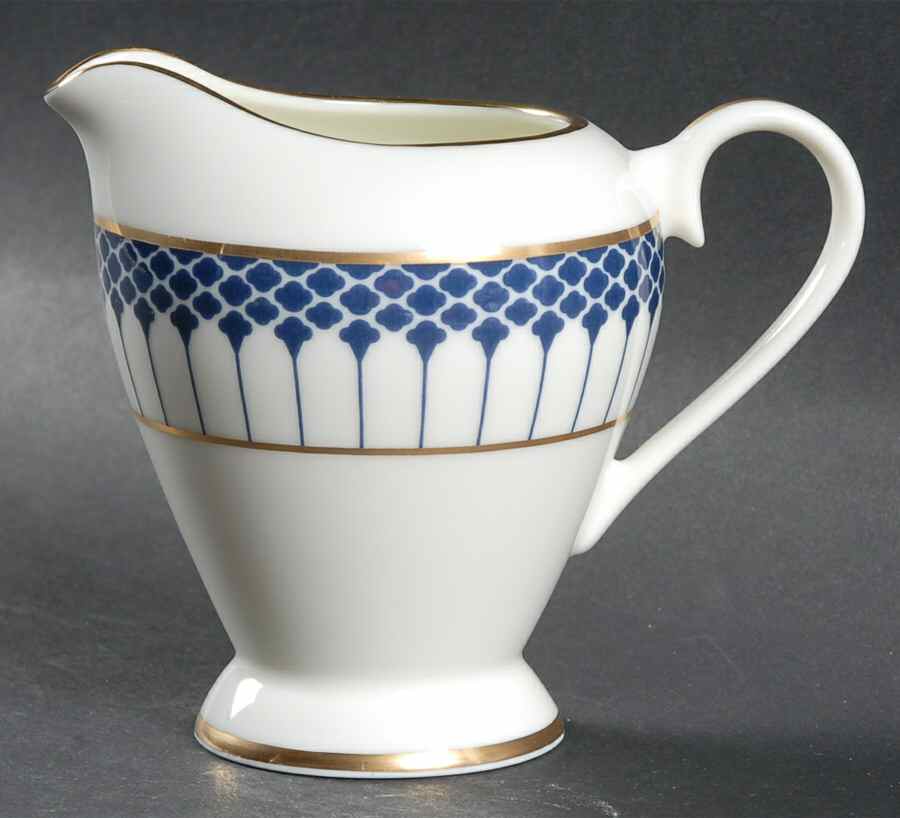 Marbury Cobalt Blue Creamer by Gorham-1