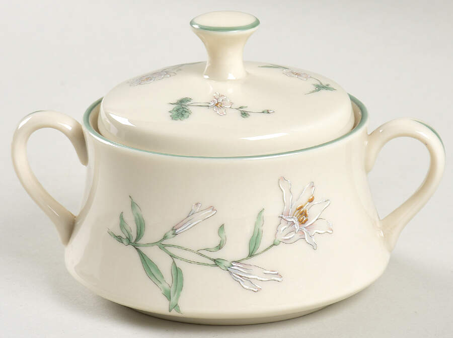 Melrose Sugar Bowl & Lid by Gorham-1