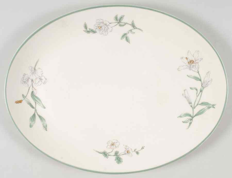 Melrose 14" Oval Serving Platter by Gorham-1