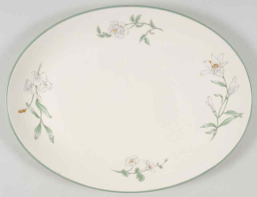 Melrose 13" Oval Serving Platter by Gorham-1