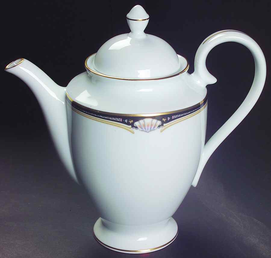 Newport Scroll Coffee Pot & Lid by Gorham-1
