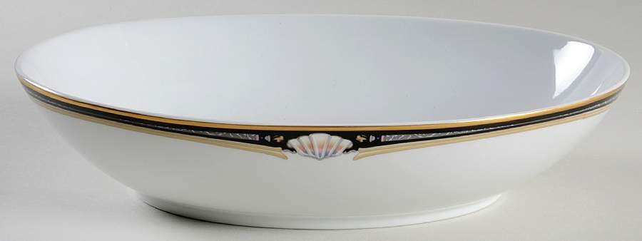 Newport Scroll 10" Oval Vegetable Bowl by Gorham-1