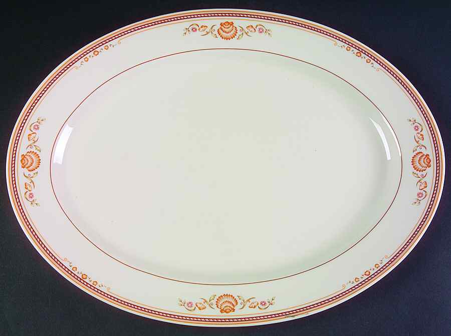 Newport 16" Oval Serving Platter by Gorham-1