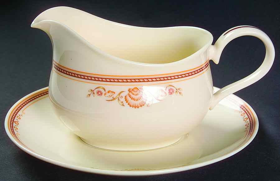 Newport Gravy Boat & Underplate by Gorham-1