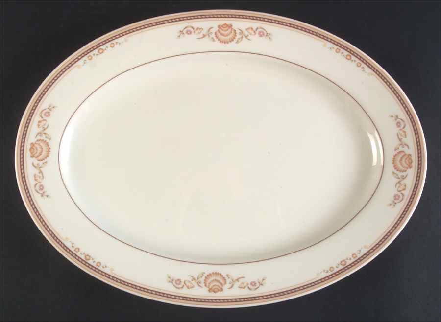 Newport 14" Oval Serving Platter by Gorham-1