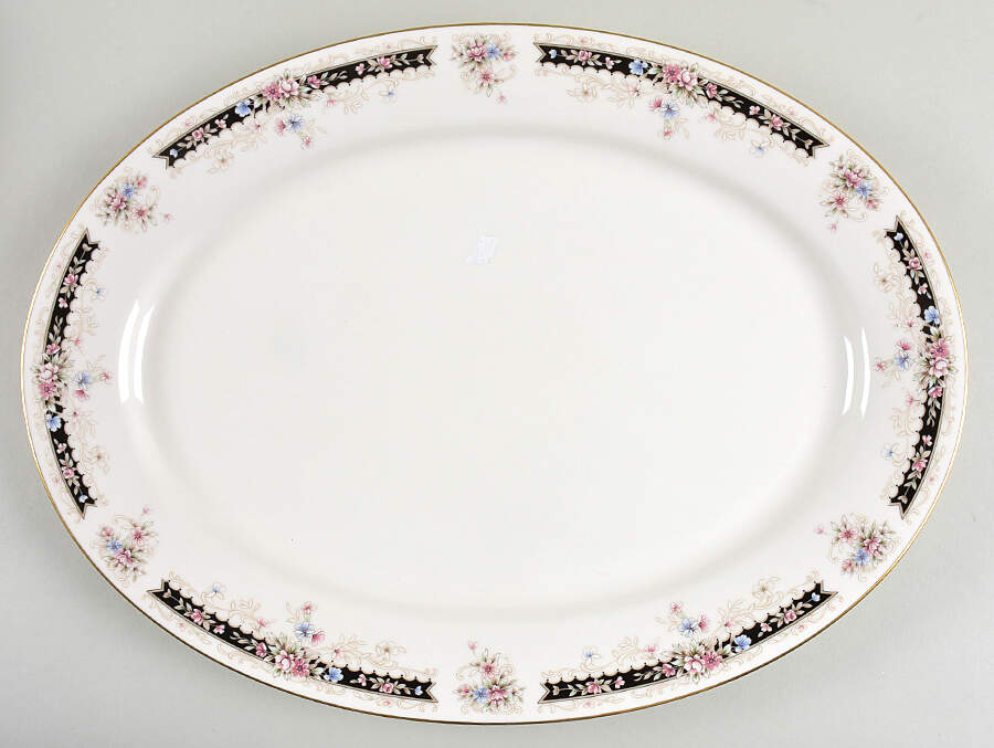 Nocturne 16" Oval Serving Platter by Gorham-1