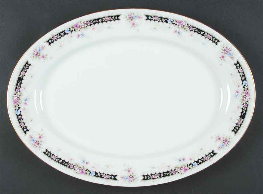 Nocturne 14" Oval Serving Platter by Gorham-1