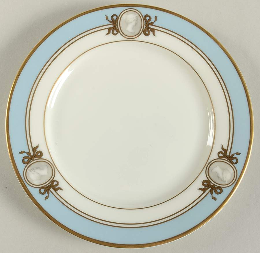 Pavia Blue Bread & Butter Plate by Gorham-1