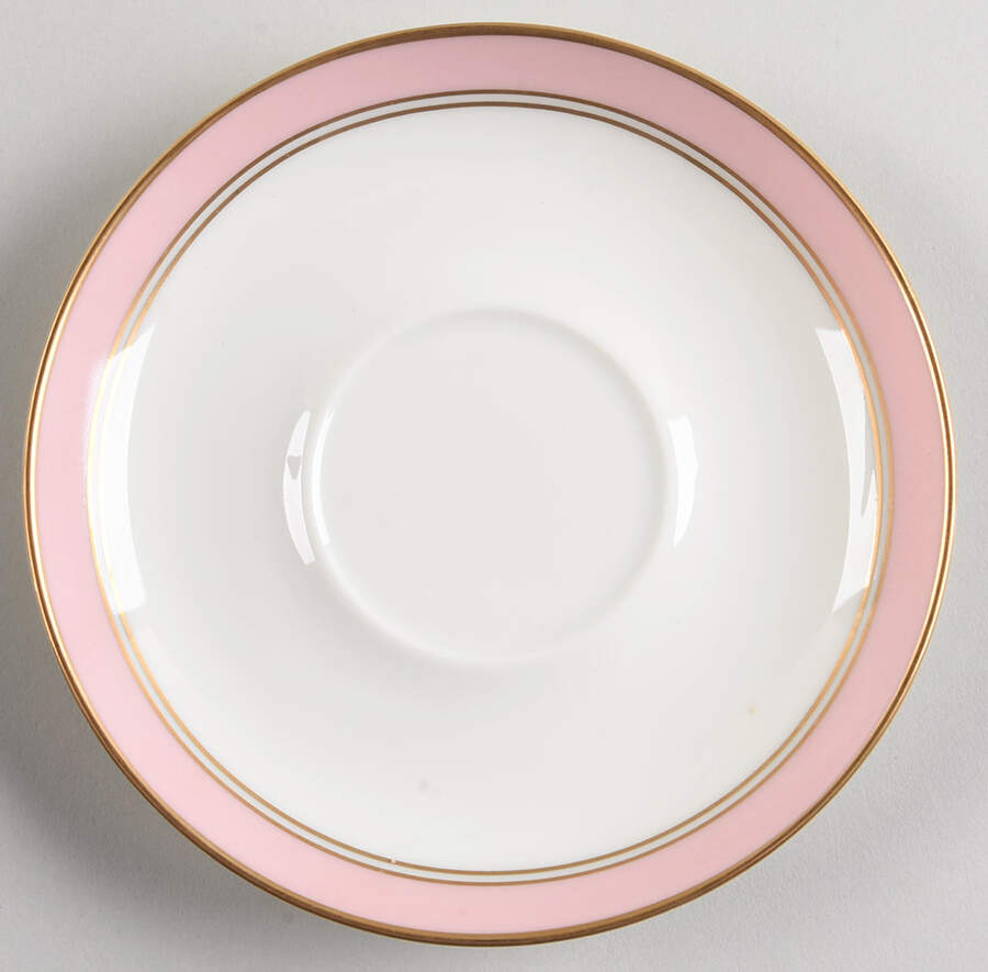 Pavia Pink Saucer by Gorham-1