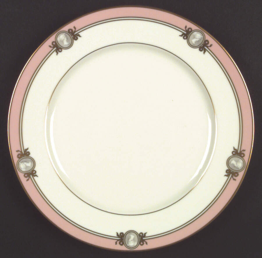 Pavia Pink Dinner Plate by Gorham-1