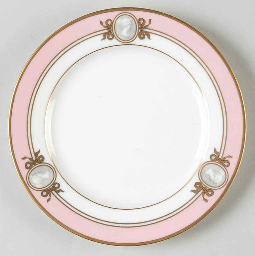 Pavia Pink Bread & Butter Plate by Gorham-1