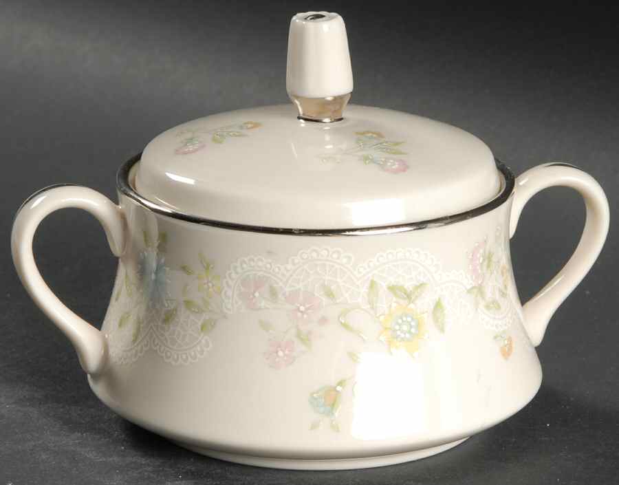 Pastelle Sugar Bowl & Lid by Gorham-1