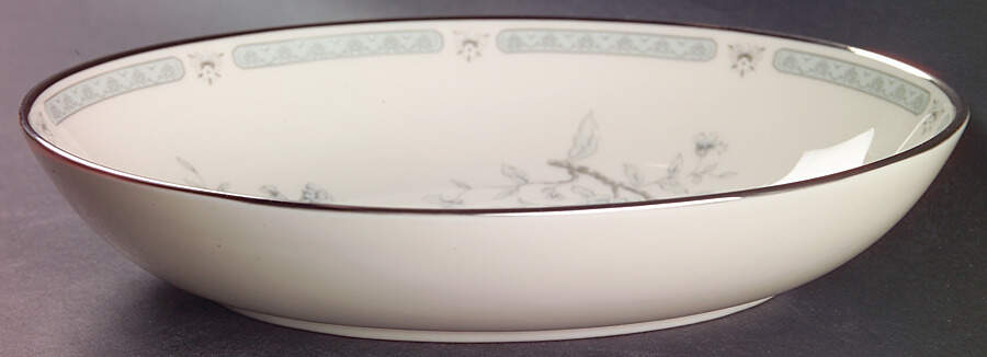 Peonies 9" Oval Vegetable Bowl by Gorham-1
