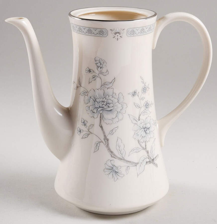 Peonies Coffee Pot No Lid by Gorham-1