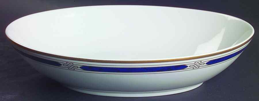 Regalia Court Lapis 10" Oval Vegetable Bowl by Gorham-1