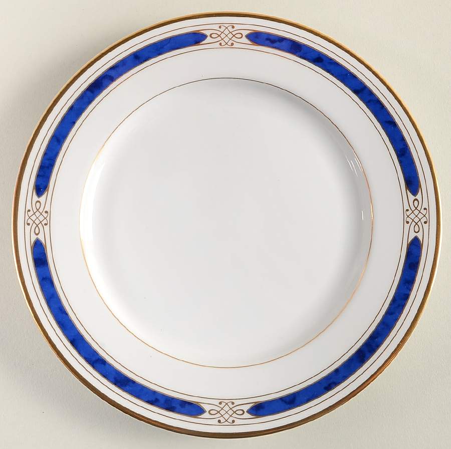 Regalia Court Lapis Salad Plate by Gorham-1