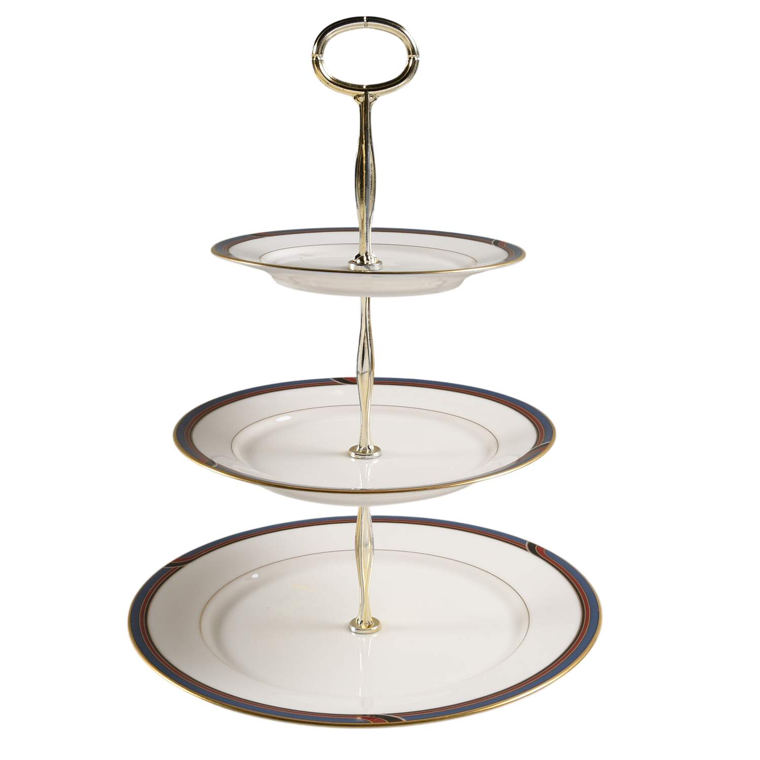 Regatta 13 7/8"-14 1/4" 3-Tiered Serving Tray(DP,SP,BB) HC by Gorham-1