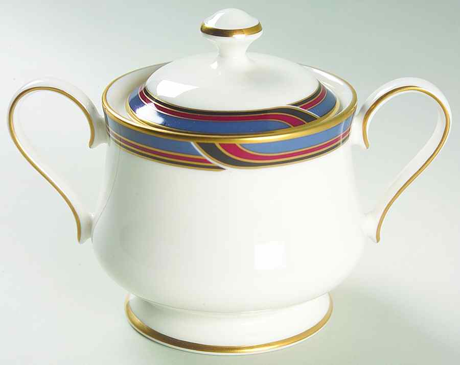 Regatta Sugar Bowl & Lid by Gorham-1
